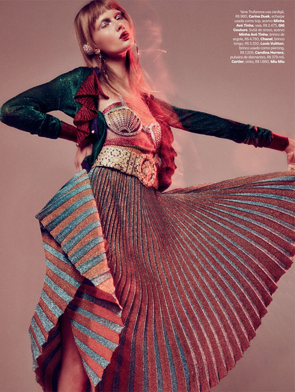 Yana Trufanova《Vogue》巴西版2016年9月号